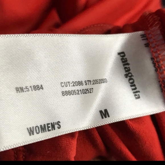Patagonia Halter Length Dress Orange Red - Picture 4 of 4
